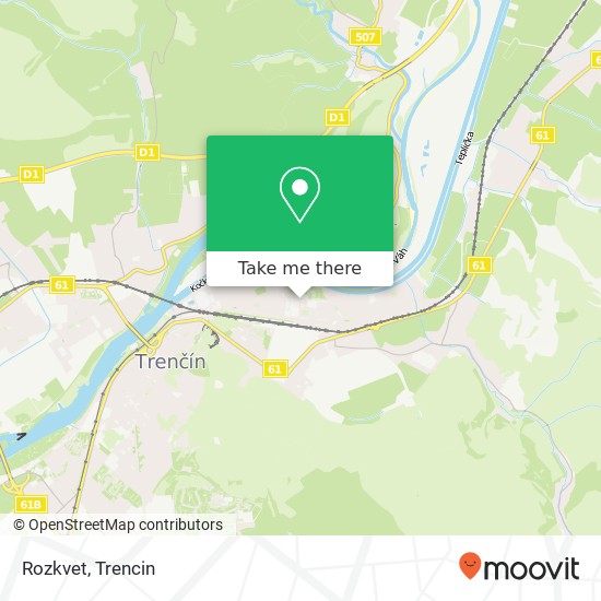 Rozkvet map