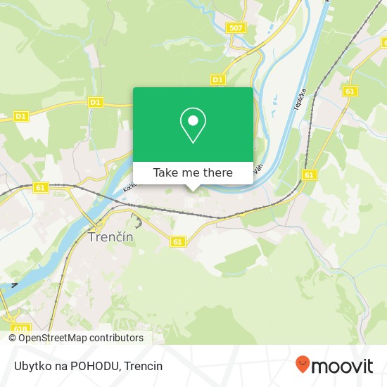 Ubytko na POHODU map