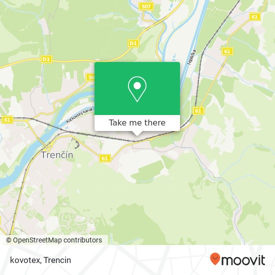 kovotex map