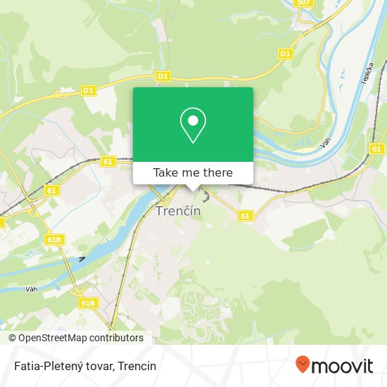 Fatia-Pletený tovar, Matúšova 911 01 Trenčín map