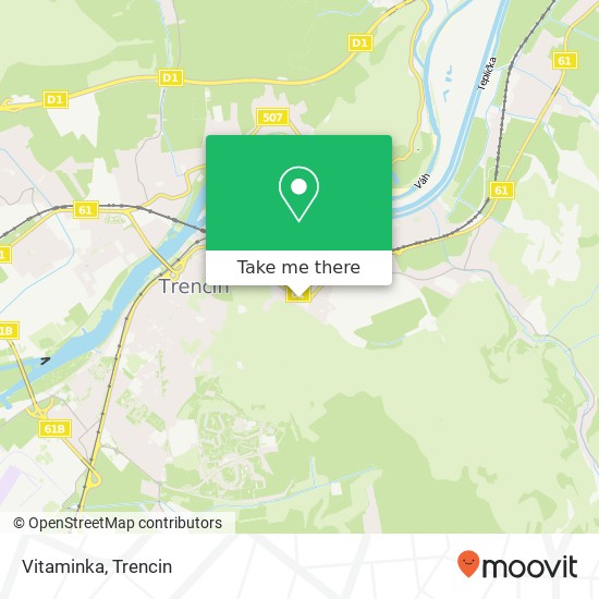 Vitaminka, Generála M. R. Štefánika 911 01 Trenčín map