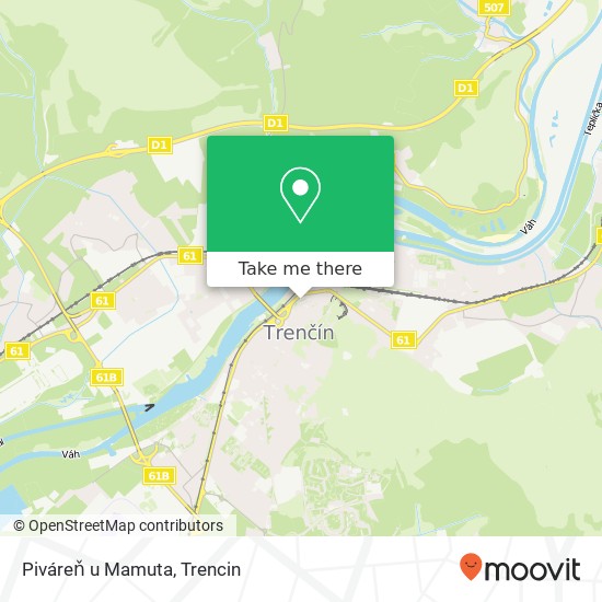 Piváreň u Mamuta map