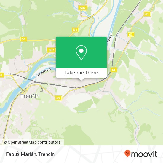 Fabuš Marián, Žilinská 639 911 01 Trenčín map