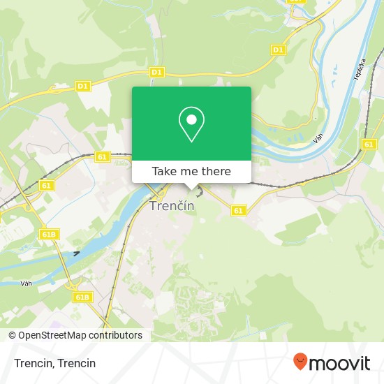 Trencin map