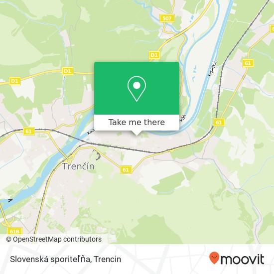 Slovenská sporiteľňa map