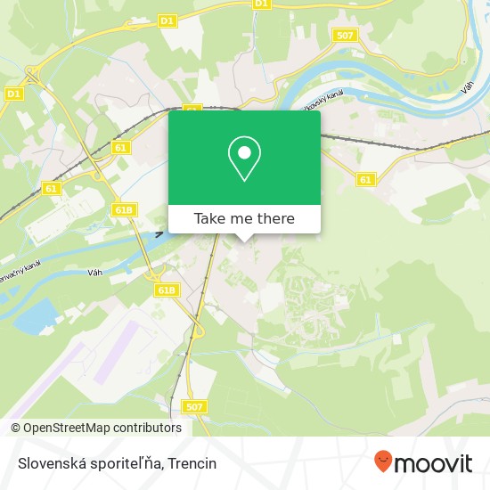 Slovenská sporiteľňa map