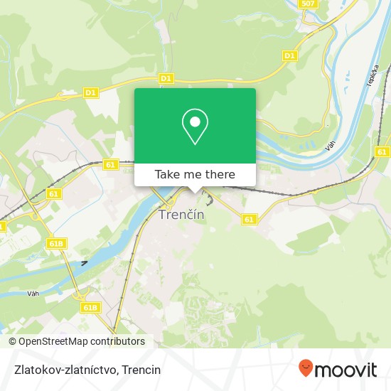 Zlatokov-zlatníctvo map