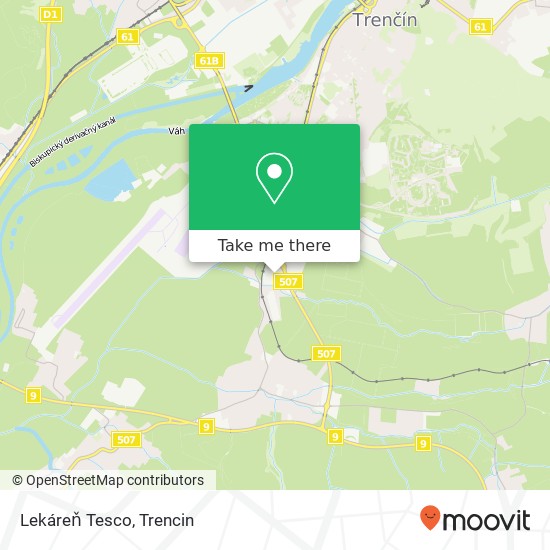 Lekáreň Tesco map