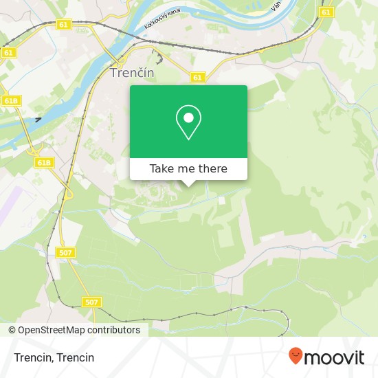 Trencin map