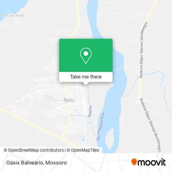 Oásis Balneário map