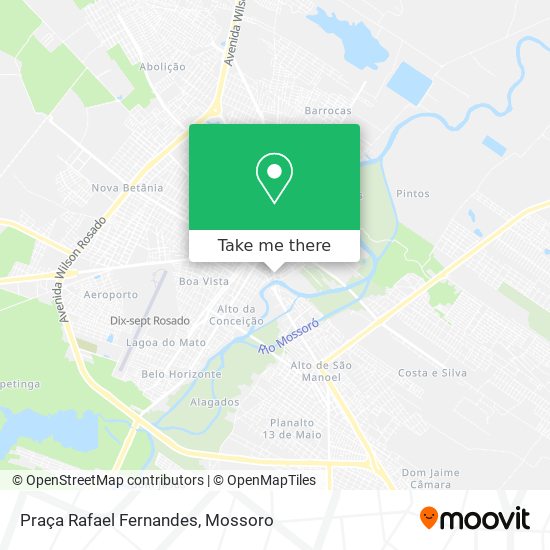 Praça Rafael Fernandes map