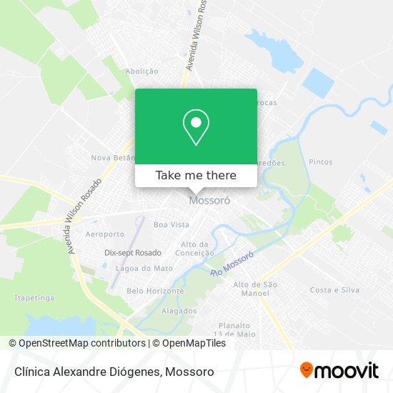 Clínica Alexandre Diógenes map