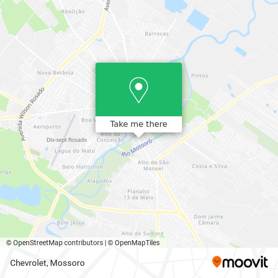 Chevrolet map