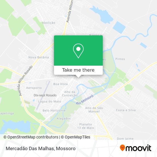 Mercadão Das Malhas map