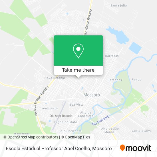 Escola Estadual Professor Abel Coelho map