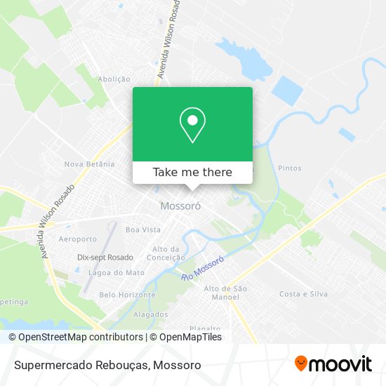 Supermercado Rebouças map