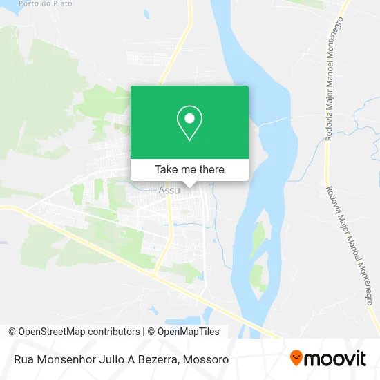 Rua Monsenhor Julio  A Bezerra map