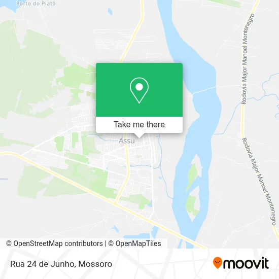 Rua 24 de Junho map