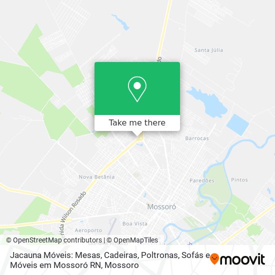 Jacauna Móveis: Mesas, Cadeiras, Poltronas, Sofás e Móveis em Mossoró RN map