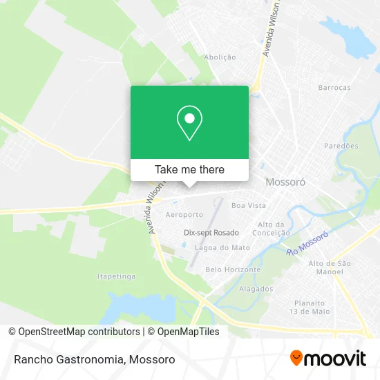 Rancho Gastronomia map