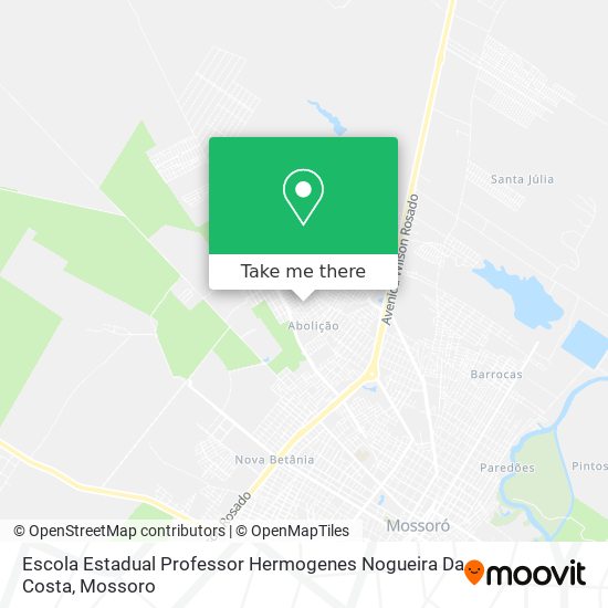 Mapa Escola Estadual Professor Hermogenes Nogueira Da Costa