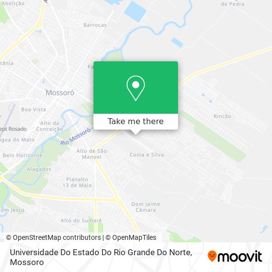 Mapa Universidade Do Estado Do Rio Grande Do Norte