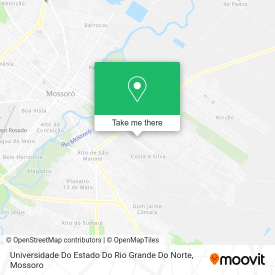 Universidade Do Estado Do Rio Grande Do Norte map