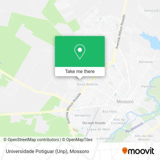 Universidade Potiguar (Unp) map