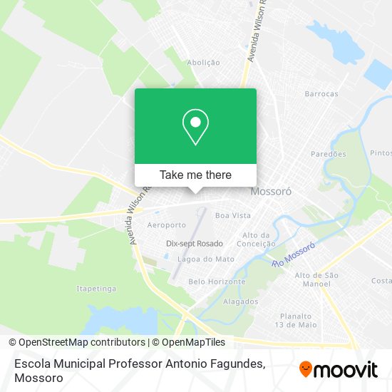 Escola Municipal Professor Antonio Fagundes map