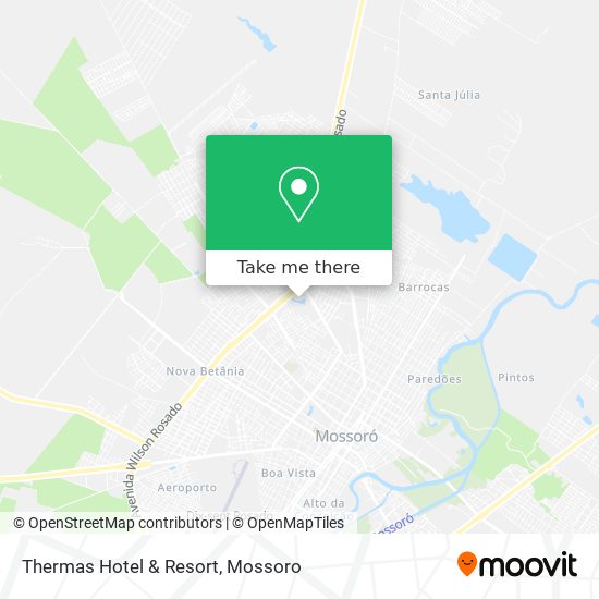 Mapa Thermas Hotel & Resort
