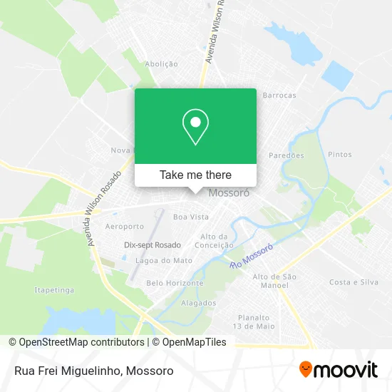 Rua Frei Miguelinho map