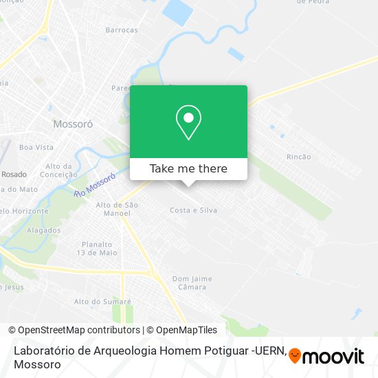 Laboratório de Arqueologia Homem Potiguar -UERN map