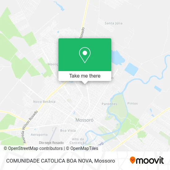 COMUNIDADE CATOLICA BOA NOVA map