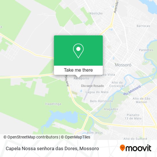 Capela Nossa senhora das Dores map