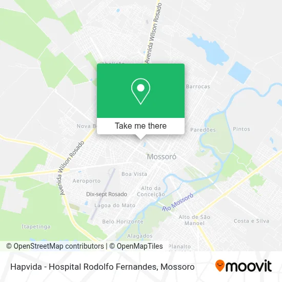 Hapvida - Hospital Rodolfo Fernandes map