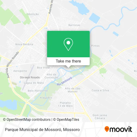 Parque Municipal de Mossoró map