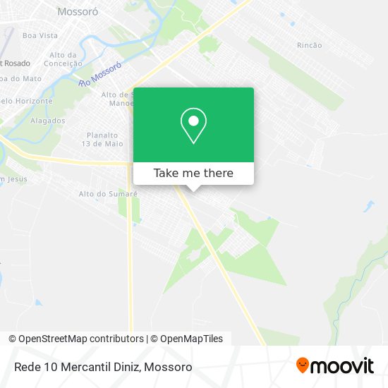 Rede 10 Mercantil Diniz map