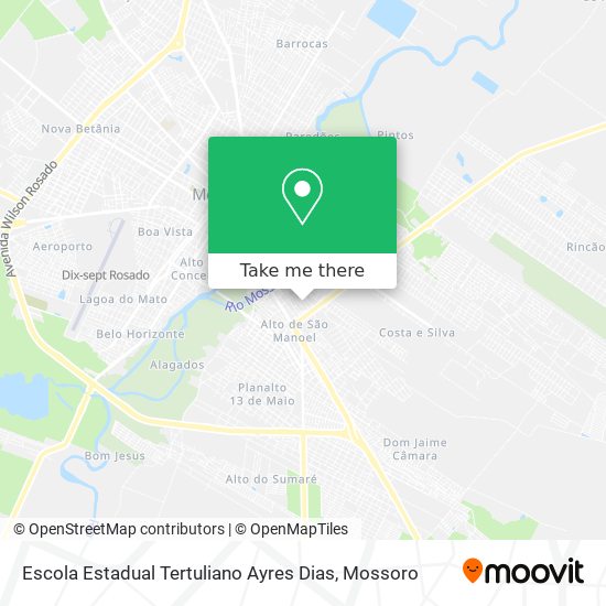 Escola Estadual Tertuliano Ayres Dias map