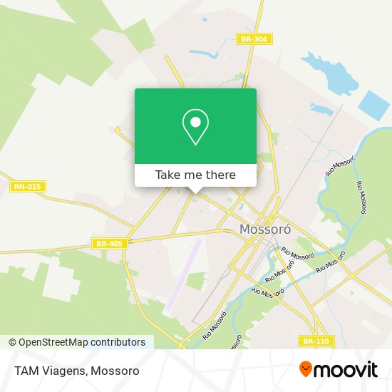 TAM Viagens map