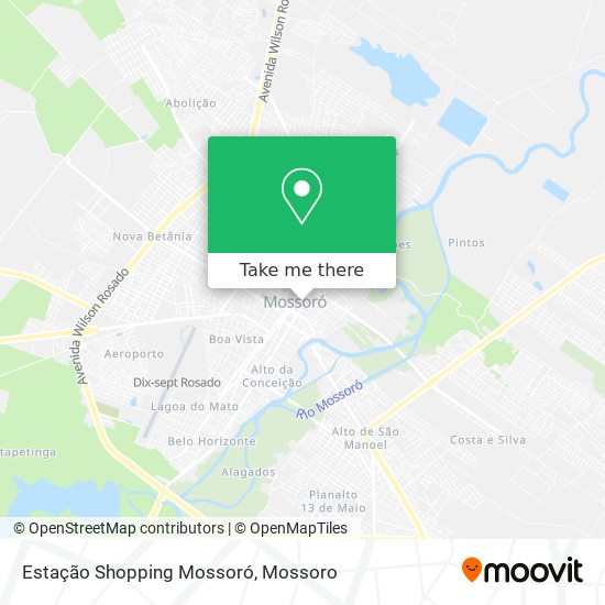 Mapa Estação Shopping Mossoró
