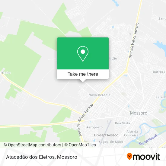Atacadão dos Eletros map