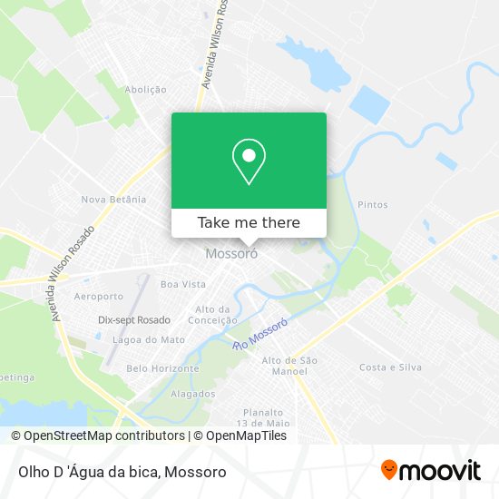 Olho D 'Água da bica map