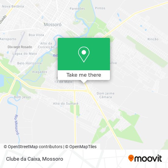 Clube da Caixa map