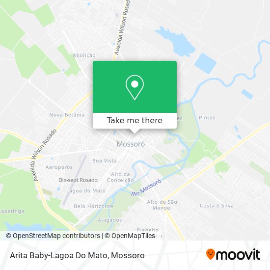 Arita Baby-Lagoa Do Mato map