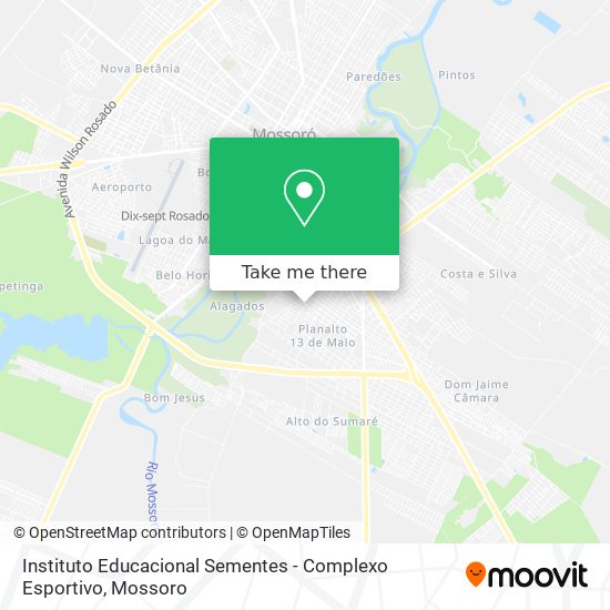 Instituto Educacional Sementes - Complexo Esportivo map
