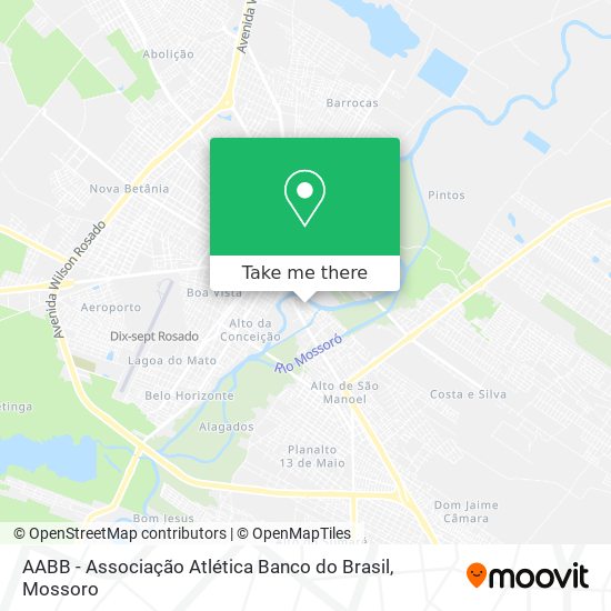 AABB - Associação Atlética Banco do Brasil map