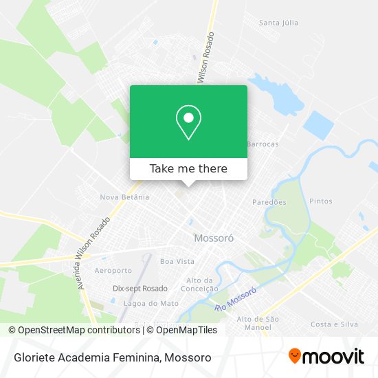 Gloriete Academia Feminina map