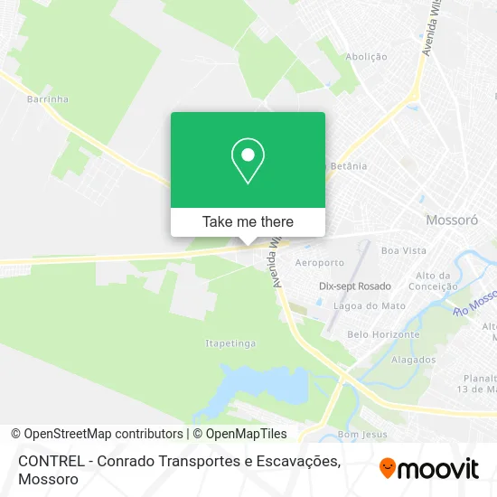CONTREL - Conrado Transportes e Escavações map
