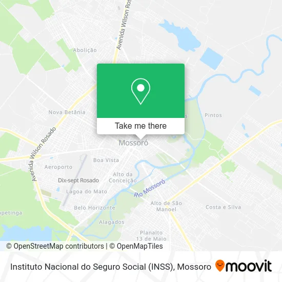 Instituto Nacional do Seguro Social (INSS) map