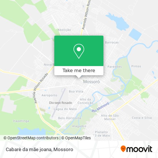 Cabarè da mãe joana map